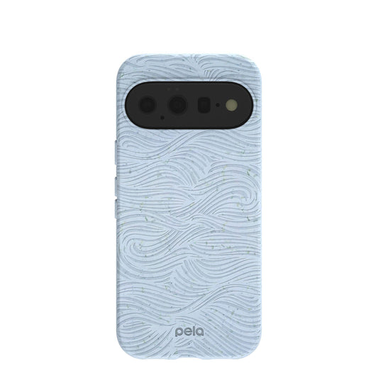 Powder Blue Ebb and Flow Google Pixel 11 Case