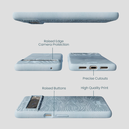 Powder Blue Ebb and Flow Google Pixel 8 Pro Case