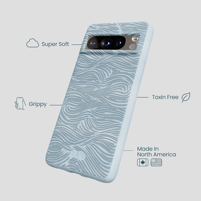 Powder Blue Ebb and Flow Google Pixel 8 Pro Case