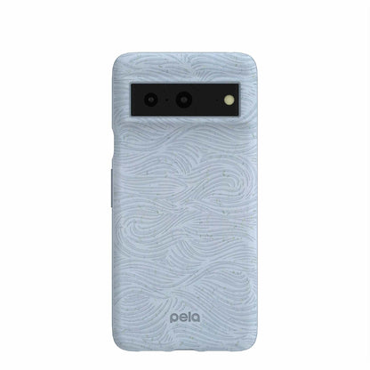 Powder Blue Ebb and Flow Google Pixel 8 Case