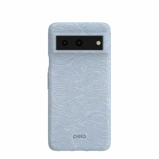 Powder Blue Ebb and Flow Google Pixel 8 Case