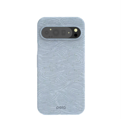 Powder Blue Ebb and Flow Google Pixel 9 Pro XL Case