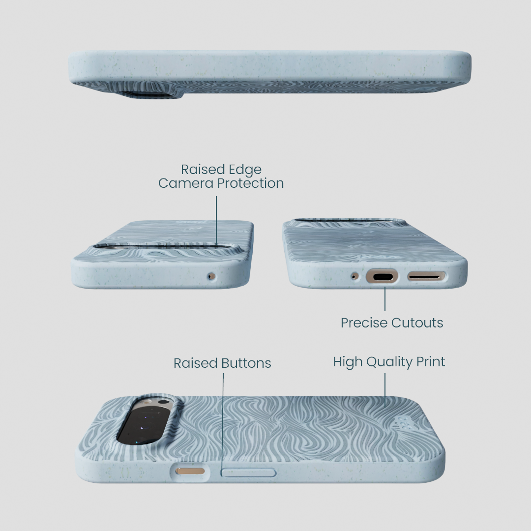 Powder Blue Ebb and Flow Google Pixel 9/9 Pro Case