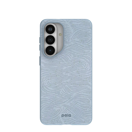 Powder Blue Ebb and Flow Samsung Galaxy S26+(Plus) Case