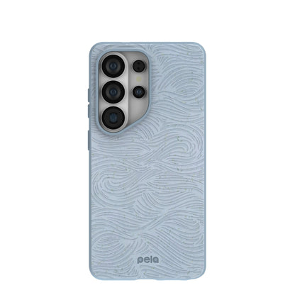 Powder Blue Ebb and Flow Samsung Galaxy S26 Ultra Case