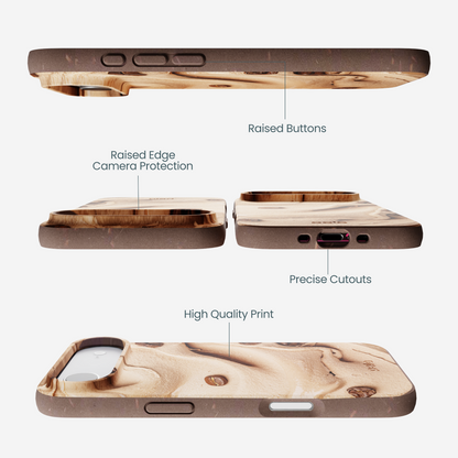 Chocolate Brown Espresso Swirl iPhone Air Case