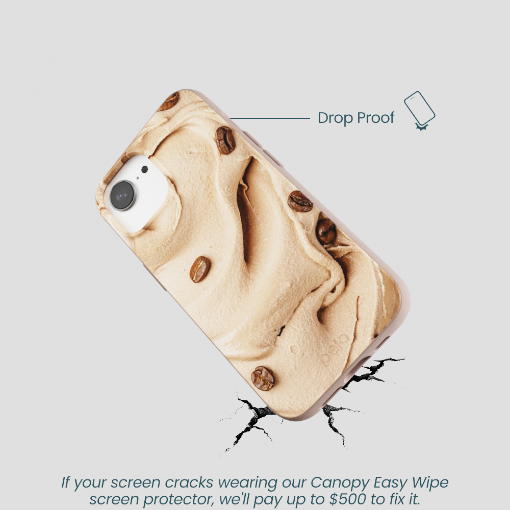 Chocolate Brown Espresso Swirl iPhone 16e/17e Case