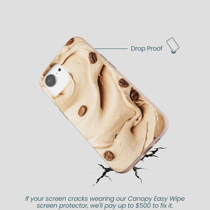 Chocolate Brown Espresso Swirl iPhone 16e/17e Case