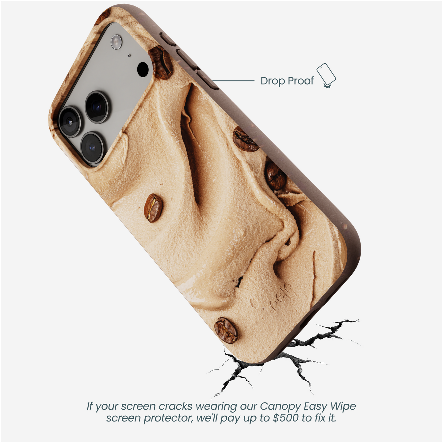 Chocolate Brown Espresso Swirl iPhone 17 Pro Max Case