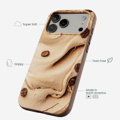 Chocolate Brown Espresso Swirl iPhone 17 Pro Max Case