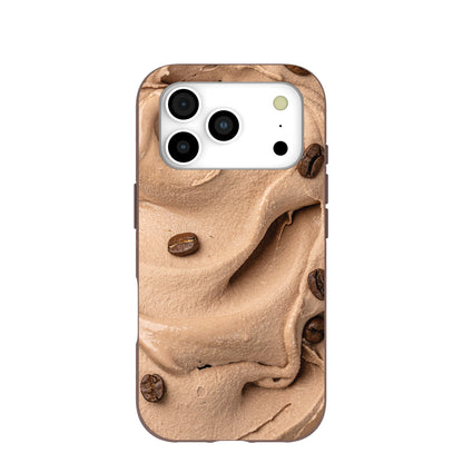 Chocolate Brown Espresso Swirl iPhone 17 Pro Case
