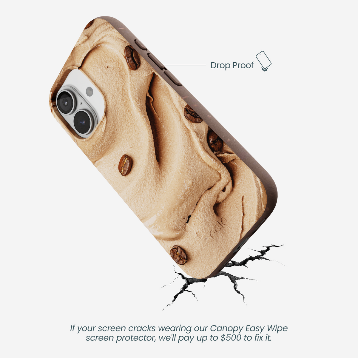 Chocolate Brown Espresso Swirl iPhone 17 Case
