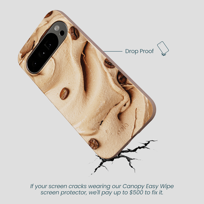 Chocolate Brown Espresso Swirl Google Pixel 10 Pro XL Case