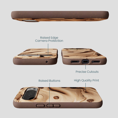 Chocolate Brown Espresso Swirl Google Pixel 10 Pro XL Case