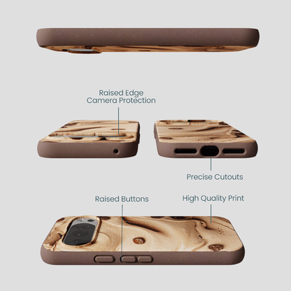 Chocolate Brown Espresso Swirl Google Pixel 10/10 Pro Case