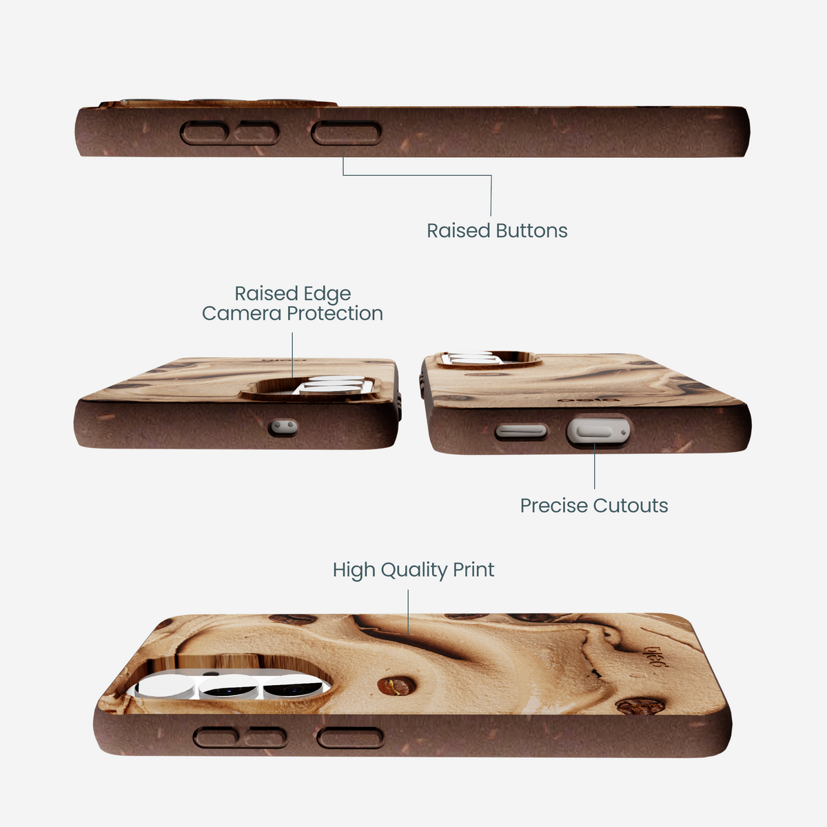 Chocolate Brown Espresso Swirl Samsung Galaxy S26 Case