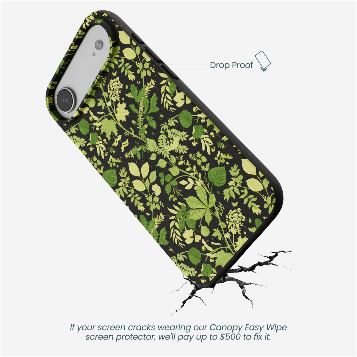 Black Evergreen iPhone Air Case