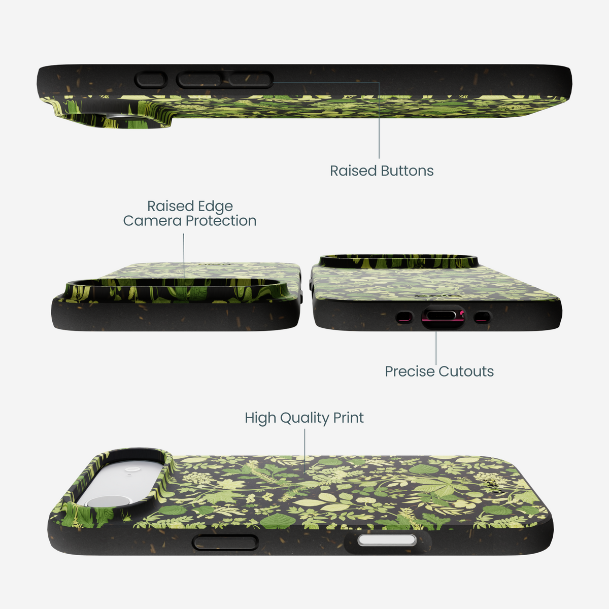 Black Evergreen iPhone Air Case