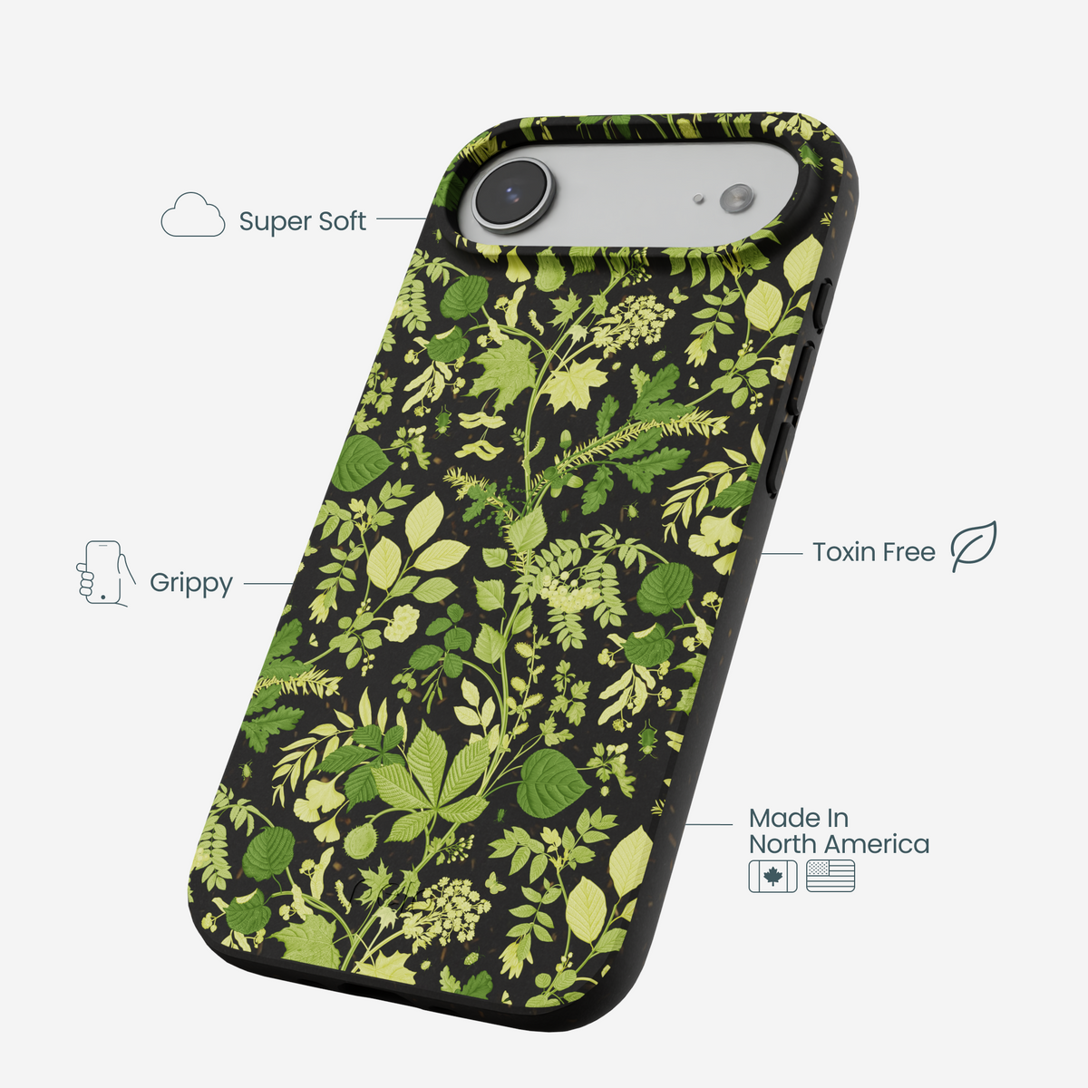Black Evergreen iPhone Air Case