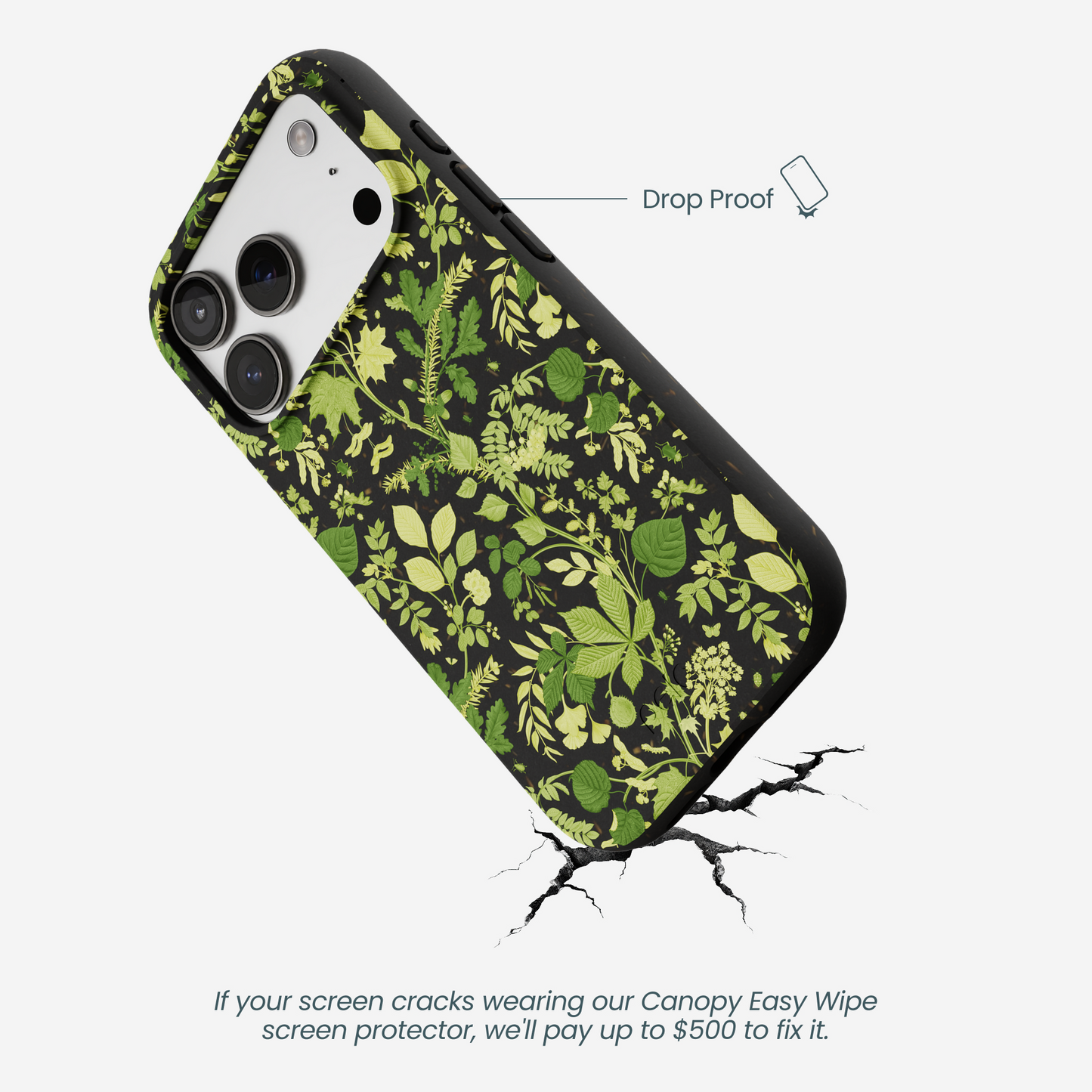 Black Evergreen iPhone 17 Pro Case