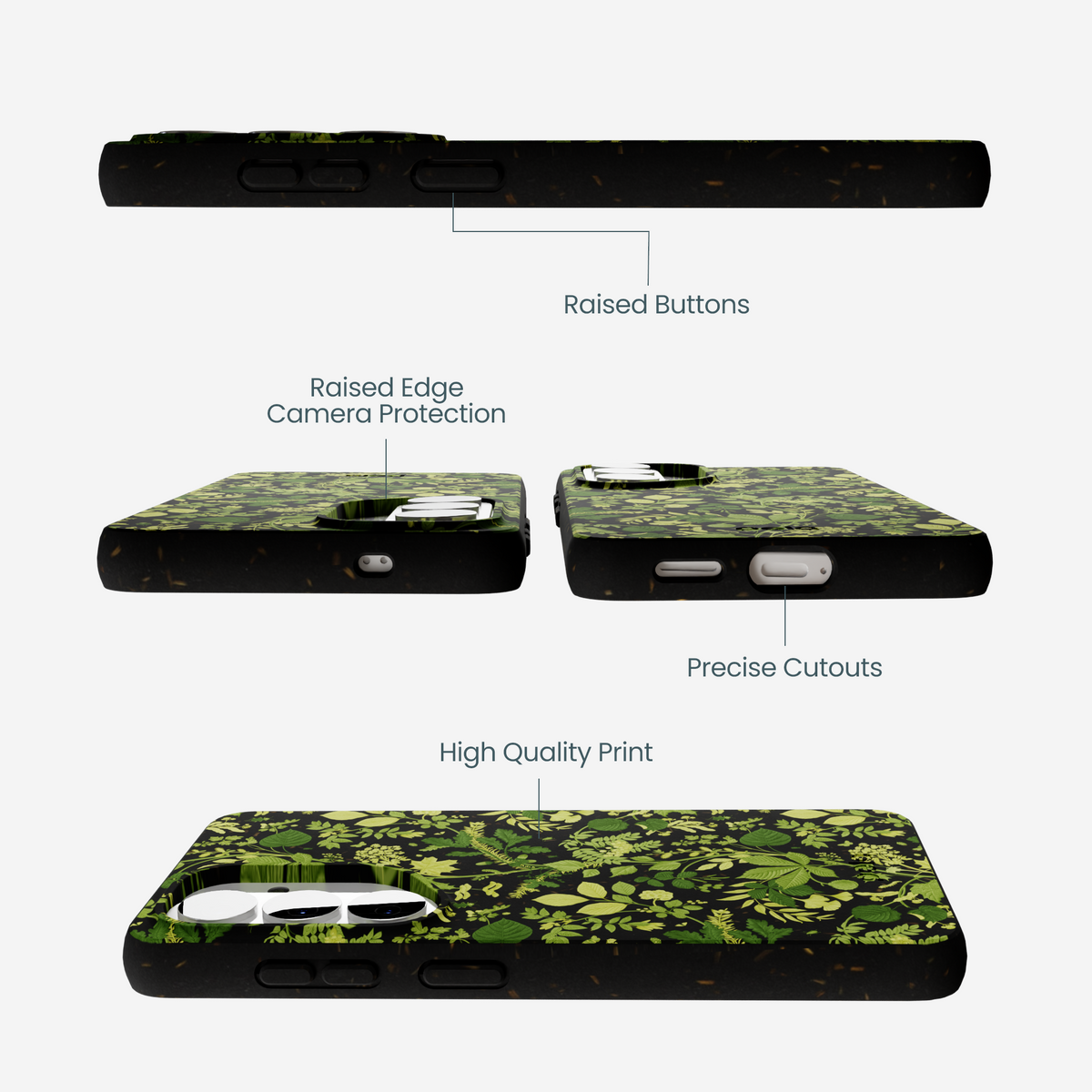 Black Evergreen Samsung Galaxy S26 Case
