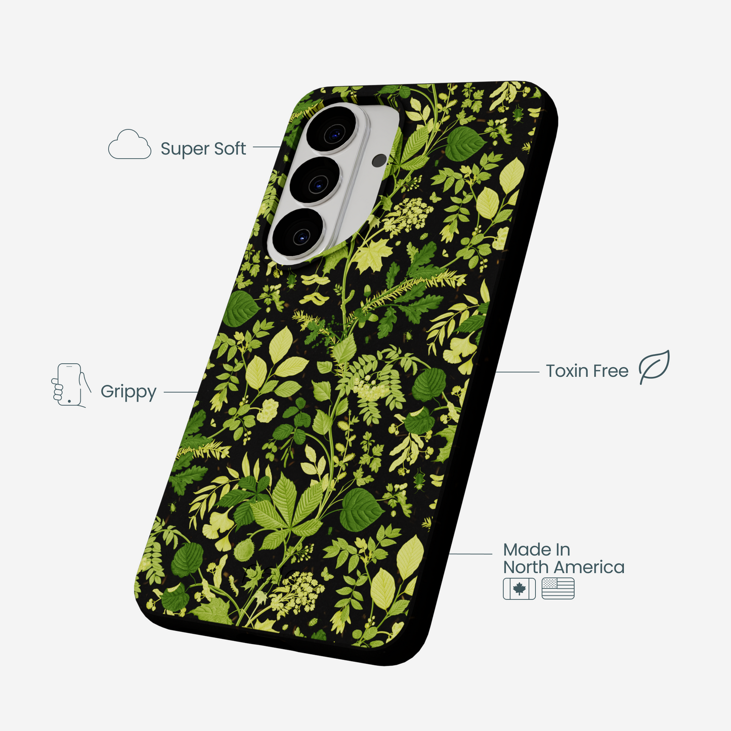 Black Evergreen Samsung Galaxy S26 Case