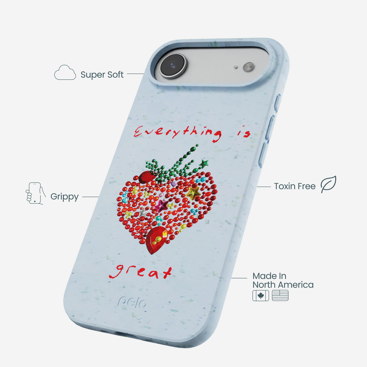Powder Blue Everything Is Great iPhone Air Case