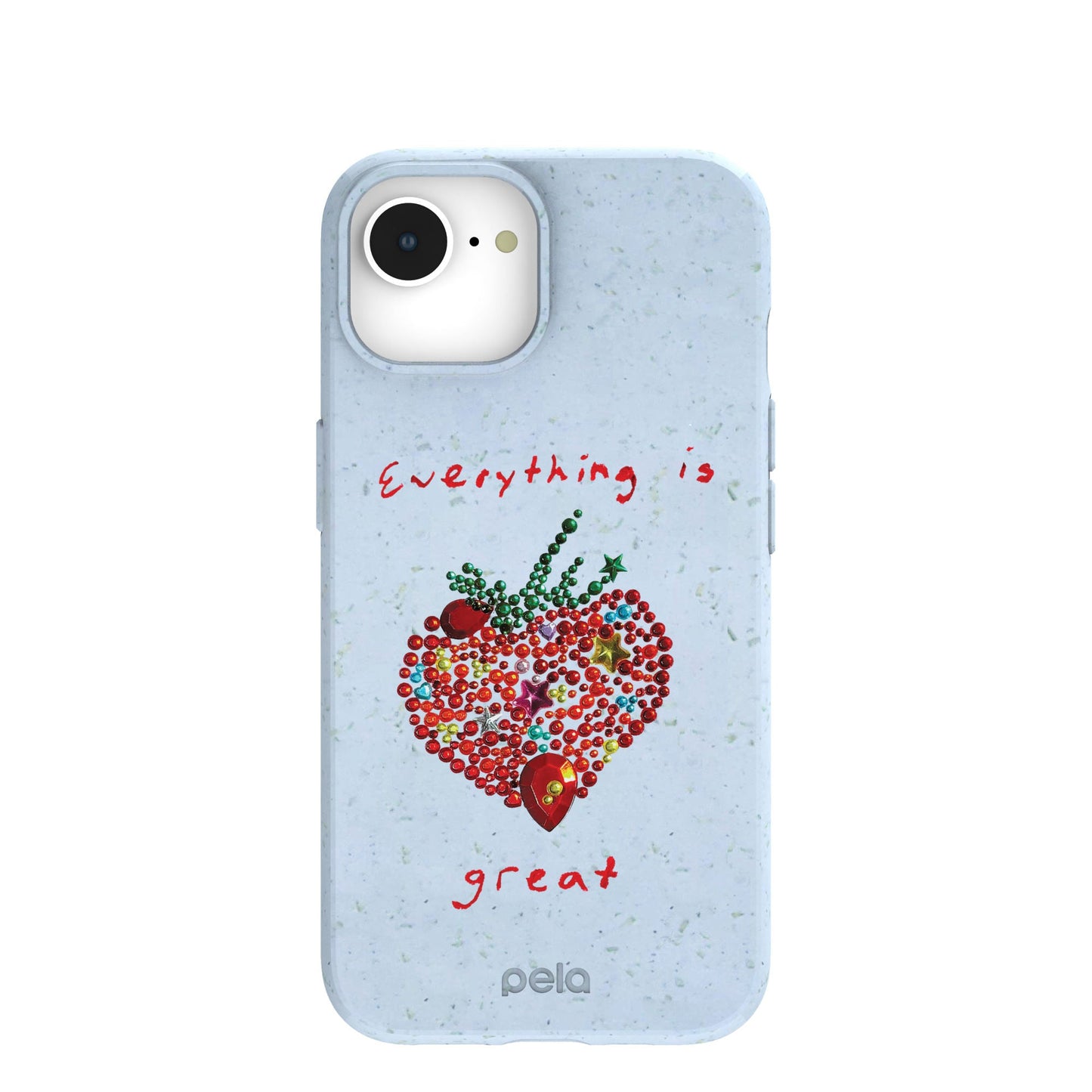 Powder Blue Everything Is Great iPhone 16e/17e Case