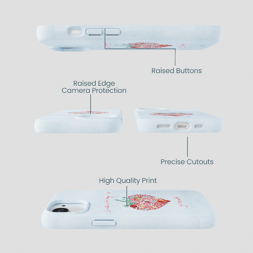 Powder Blue Everything Is Great iPhone 16e/17e Case