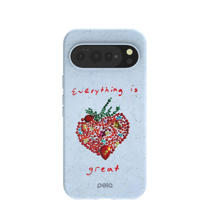 Powder Blue Everything Is Great Google Pixel 10 Pro XL Case
