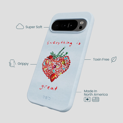 Powder Blue Everything Is Great Google Pixel 10 Pro XL Case
