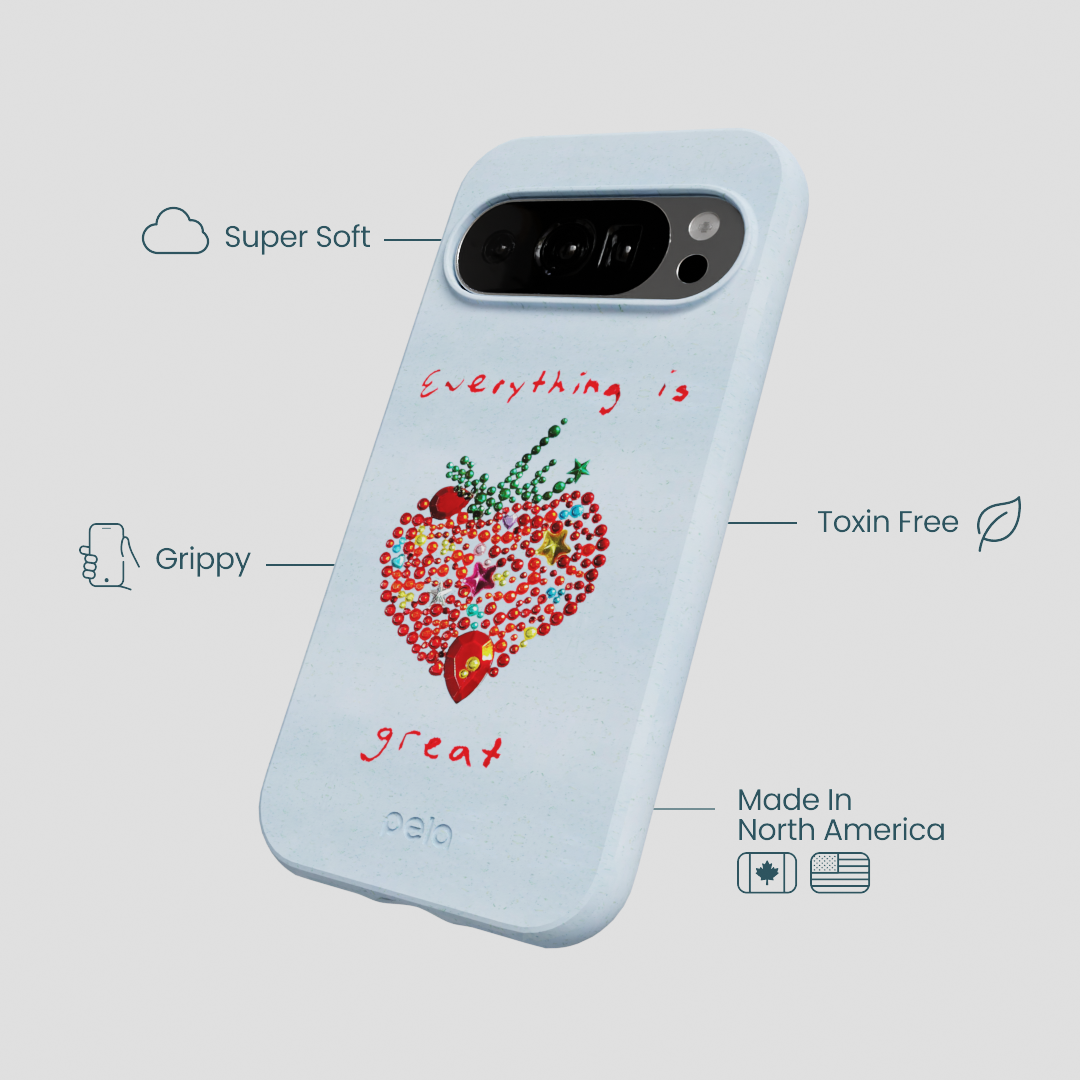Powder Blue Everything Is Great Google Pixel 10/10 Pro Case