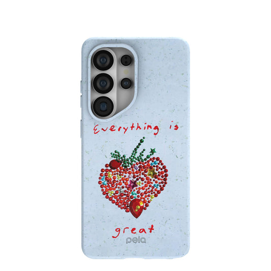 Powder Blue Everything Is Great Samsung Galaxy S26 Ultra Case