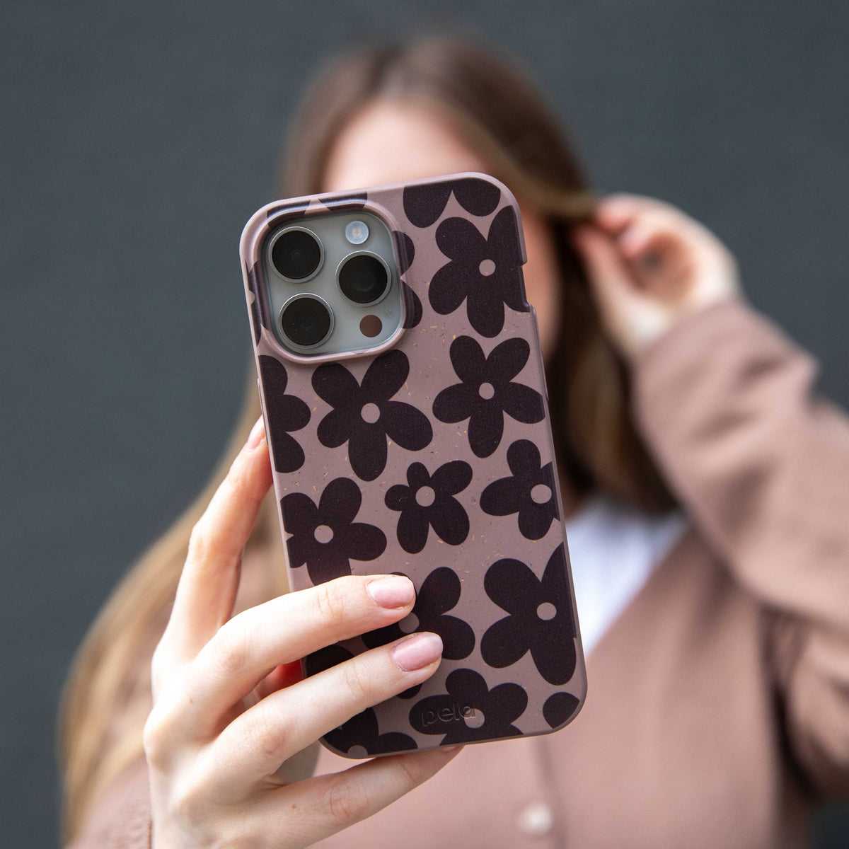 Chocolate Brown Earthy Blooms Samsung Galaxy S26 Case