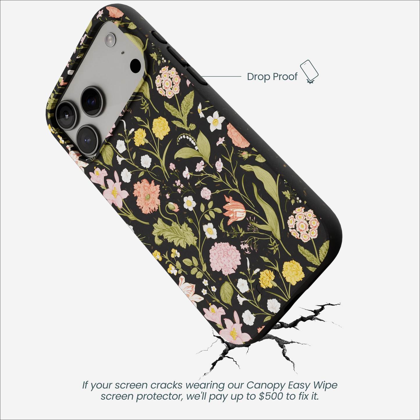 Black Fairy Forest iPhone 17 Pro Max Case