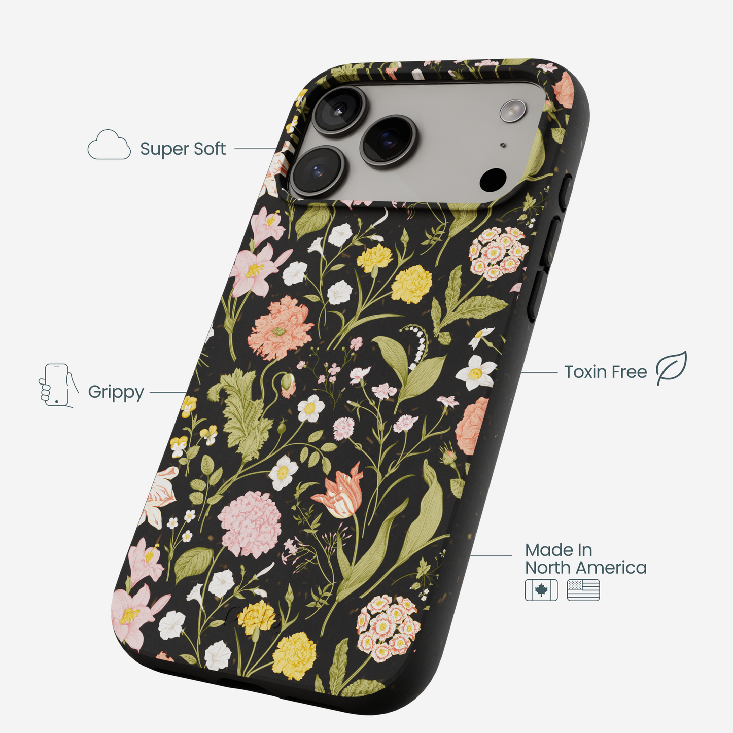 Black Fairy Forest iPhone 17 Pro Max Case