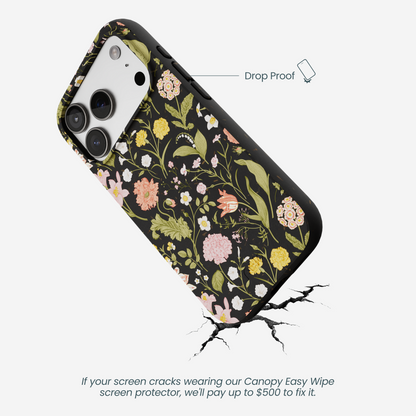 Black Fairy Forest iPhone 17 Pro Case