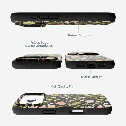 Black Fairy Forest iPhone 17 Pro Case