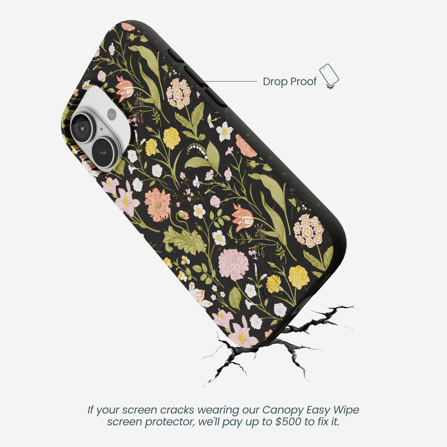 Black Fairy Forest iPhone 17 Case
