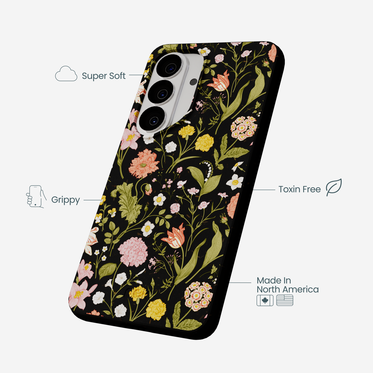 Black Fairy Forest Samsung Galaxy S26 Case