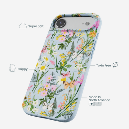 Powder Blue Fairy Wildflowers iPhone Air Case