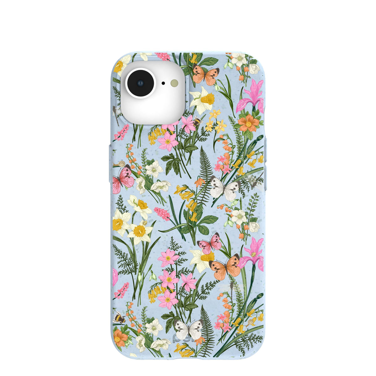 Powder Blue Fairy Wildflowers iPhone 16e/17e Case