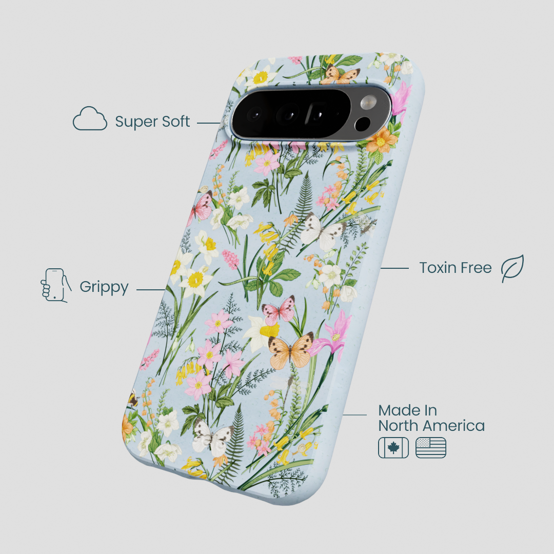 Powder Blue Fairy Wildflowers Google Pixel 10 Pro XL Case