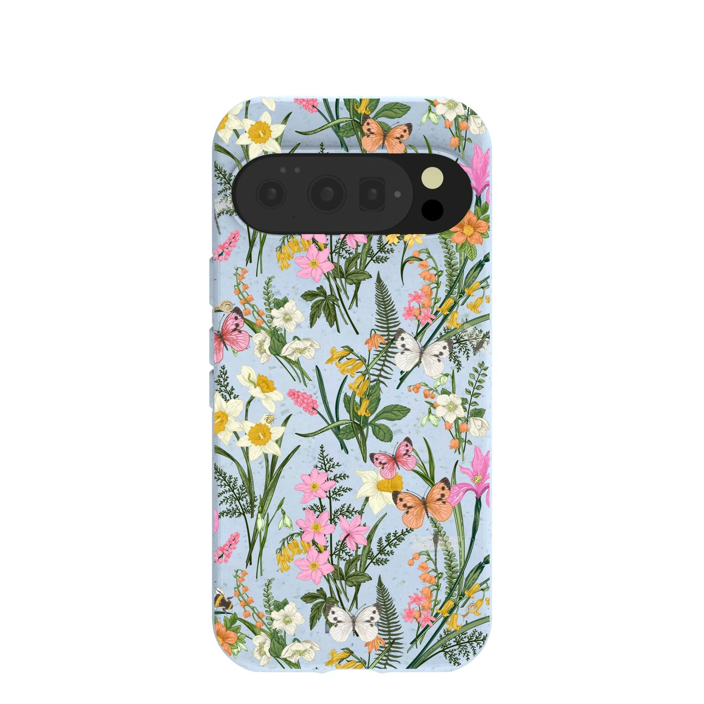 Powder Blue Fairy Wildflowers Google Pixel 10/10 Pro Case