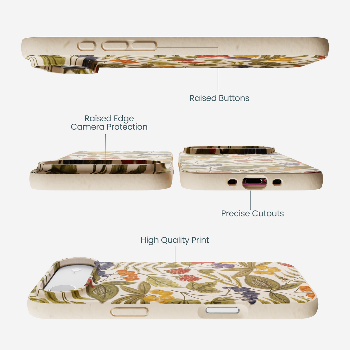 Seashell Fall Berries iPhone Air Case