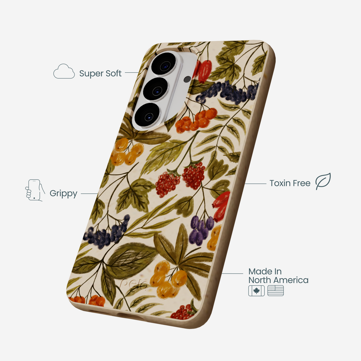 Seashell Fall Berries Samsung Galaxy S26 Case