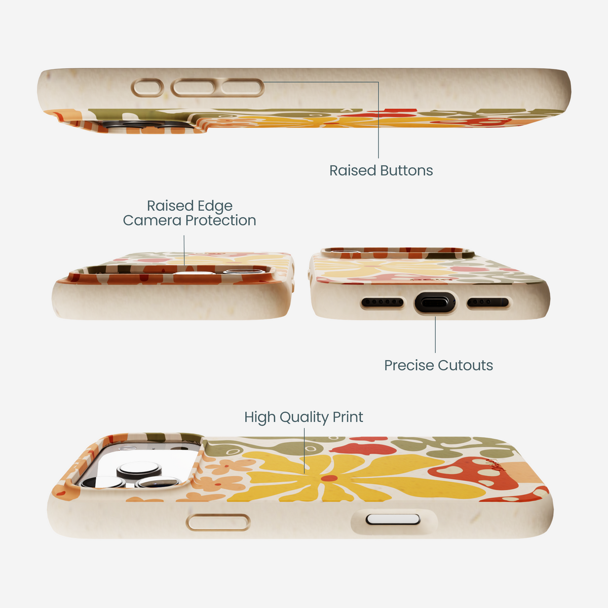 Seashell Fall Flourish iPhone 17 Pro Max Case