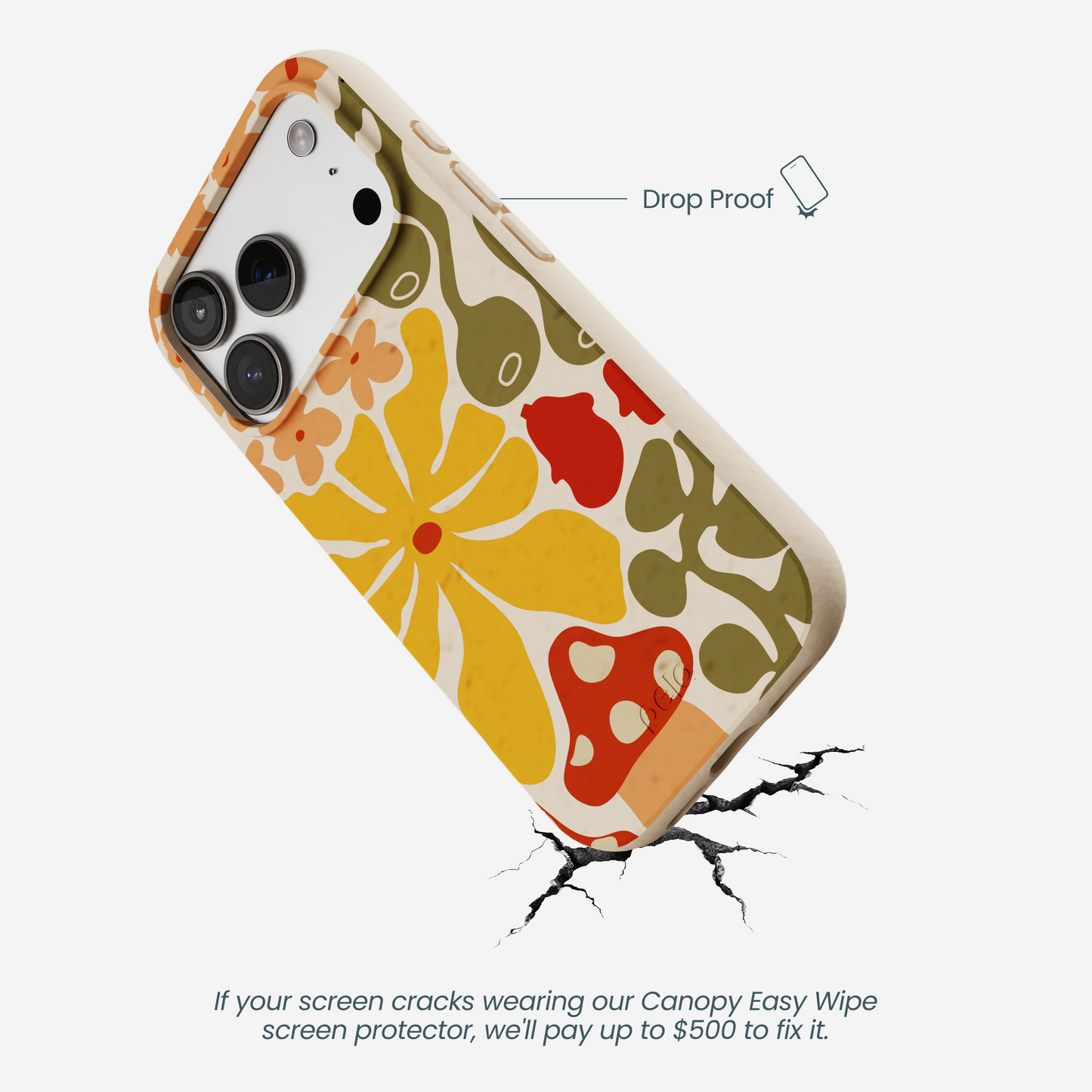 Seashell Fall Flourish iPhone 17 Pro Case