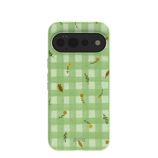 Sage Green Fall Gingham Google Pixel 11 Pro XL Case