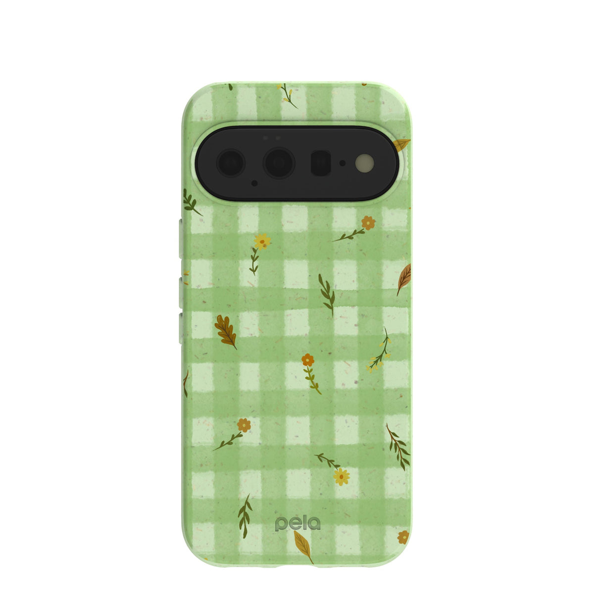 Sage Green Fall Gingham Google Pixel 11 Case